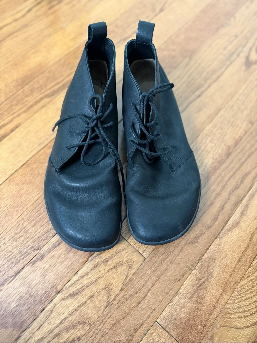 Vivobarefoot Gobi II Leather Barefoot Chukka Boots Black EU 42